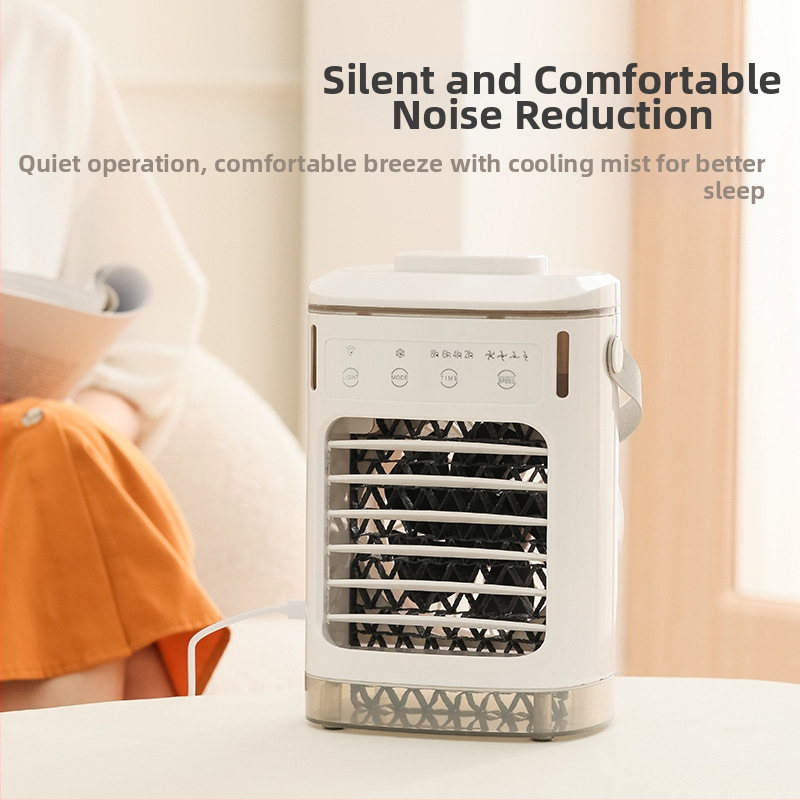 Мини вентилатор за студен въздух с трансгранична експлозия, USB вентилатор за климатик, малък вентилатор за водно охлаждане, спрей вентилатор, настолен охладител за въздух