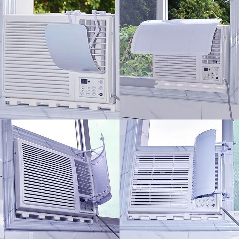 Oro išleidimo anga Mažas oro kondicionierius Pūtimo dangtis Vėjo deflektorius Mobilus antitiesioginis langų oro kondicionierius Vėjo deflektorius Oro kondicionierius Vėjo skydas