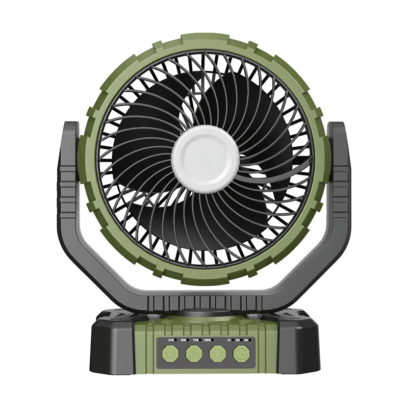 Naujas lauko kempingo stiliaus didelės funkcijos itin ištvermingas išmanusis kratymo galvutės nešiojamas USB įkrovimo ventiliatorius, gamintojas, didmeninė prekyba