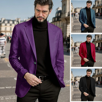 Európai változatú új, lezser férfi öltöny, Amazon kardigán, plus size zakó, wish Független állomás japán és koreai ruha raktáron