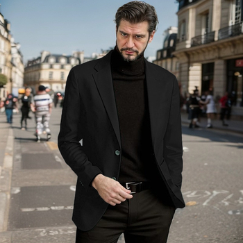 Ευρωπαϊκή έκδοση Νέο ανδρικό κοστούμι Amazon Cardigan plus size Jacket wish Independent Station Ιαπωνικό και κορεατικό φόρεμα σε απόθεμα