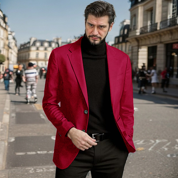 Ευρωπαϊκή έκδοση Νέο ανδρικό κοστούμι Amazon Cardigan plus size Jacket wish Independent Station Ιαπωνικό και κορεατικό φόρεμα σε απόθεμα