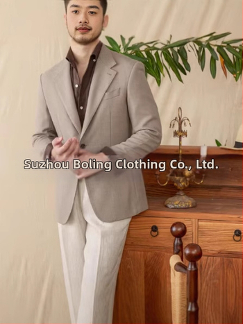 Нов мъжки костюм с единично яке, мъжки костюм, ежедневен бизнес, с прилепнала кройка, банкет, мъжки костюм за церемонии