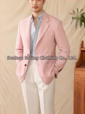 Нов мъжки костюм с единично яке, мъжки костюм, ежедневен бизнес, с прилепнала кройка, банкет, мъжки костюм за церемонии