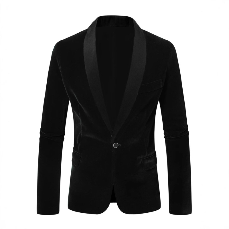 2025. aasta piiriülene uus vabaaja õhuke sametist meeste ülikond, ärikleit, ülikonnajakk, roheline puuviljakrae