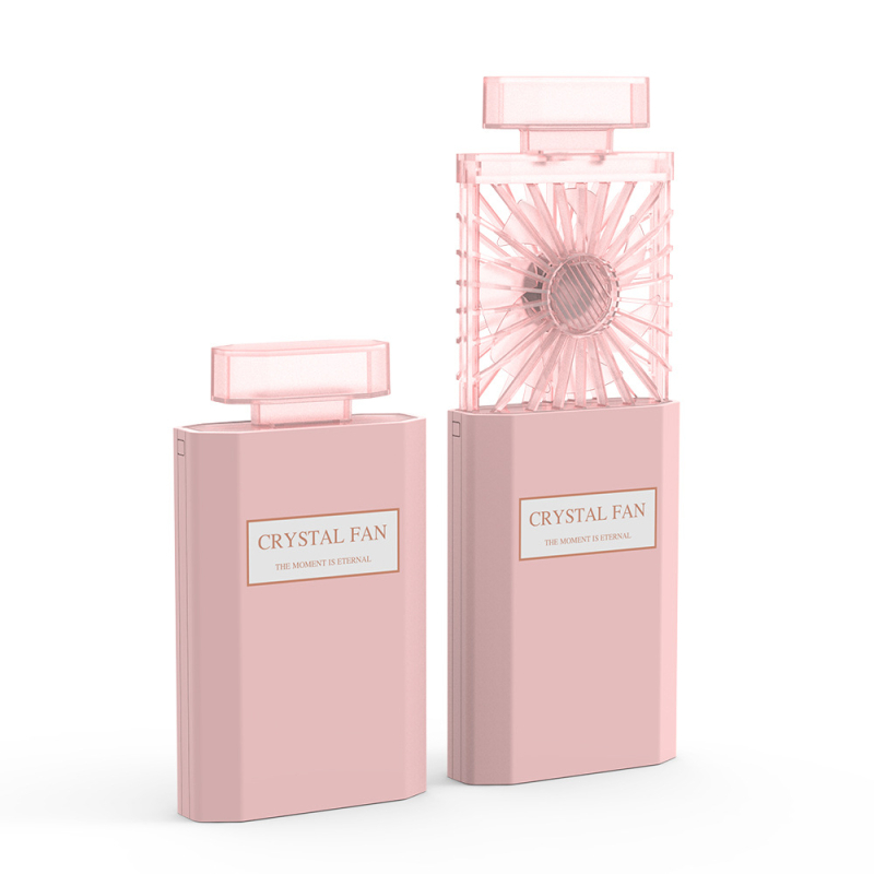 Loominguline kingitus väikese ventilaatoriga prinditav logo tehase otse parfüümi välimusega kaasaskantav pihuarvuti miniventilaator