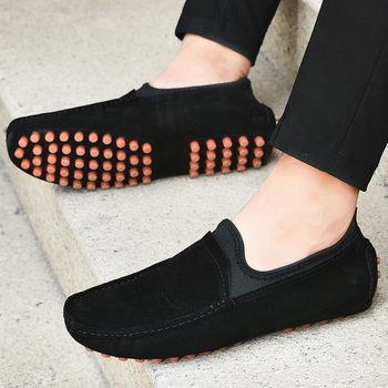 Βρετανικού στιλ, καυτά, νέα, ανδρικά δερμάτινα παπούτσια φασολιών, κορεάτικου στιλ, εξατομικευμένα, casual δερμάτινα, έκρηξη εξωτερικού εμπορίου, παπούτσια μπαμπά plus size