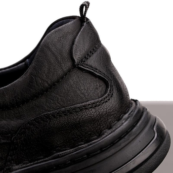 Φθινοπωρινά ανδρικά παπούτσια από γνήσιο δέρμα με μαλακή σόλα, βρετανικά, ευέλικτα, casual δερμάτινα παπούτσια, αναπνεύσιμα, αντιολισθητικά και δετά παπούτσια