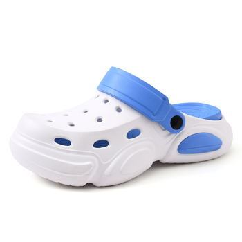 Νέα ανδρικά παπούτσια με τρύπες, καλοκαιρινά, αντιολισθητικά, ανθεκτικά στη φθορά, παντόφλες θαλάσσης Baotou με παχύ πάτο, ενισχυμένο, αντιοσμητικό, αναπνεύσιμο