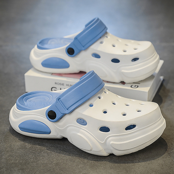 Croc Shoes Ανδρικά Καλοκαιρινά Casual Εξωτερικά Σανδάλια και Παντόφλες Παραλίας με Χοντρή Σόλα και Ανθεκτικά στη Φθορά για Άνδρες