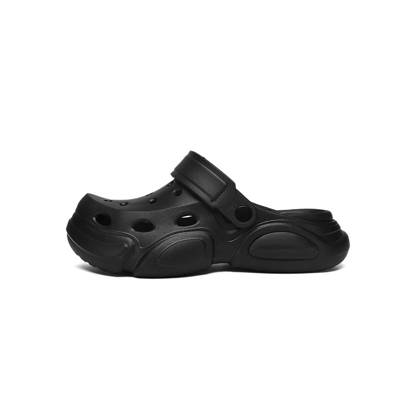 Krokodilcipők Férfi Nyári Hétköznapi Felsőruházat Vastag Talpú Kopásálló Trendi Hétköznapi Strandszandálok és Papucsok Férfiaknak Lábujjhegyig Érő Szandállal