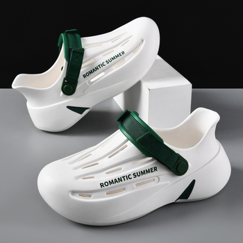 Ανδρικά καλοκαιρινά σανδάλια Eva με αντιολισθητική επένδυση για οδήγηση, αναπνεύσιμα, ανθεκτικά στη φθορά, με κλειστά δάχτυλα, για εξωτερικούς χώρους