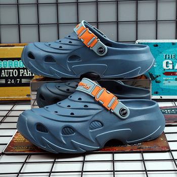 2025 Νέα Ανδρικά Τσόκαρα, Κλειστά Δάχτυλα, Χοντρή Σόλα, Αντιολισθητικά Παπούτσια Παραλίας, Ανδρικές Παντόφλες για Σπίτι και Εξωτερική Χρήση, Μοντέρνα, Διπλής Χρήσης