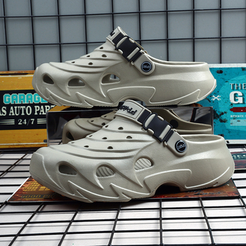 2025 Νέα Ανδρικά Τσόκαρα, Κλειστά Δάχτυλα, Χοντρή Σόλα, Αντιολισθητικά Παπούτσια Παραλίας, Ανδρικές Παντόφλες για Σπίτι και Εξωτερική Χρήση, Μοντέρνα, Διπλής Χρήσης