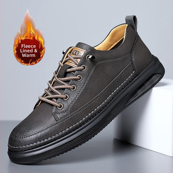 Παπούτσια από βαμβάκι με φόδρα φλις, μεγάλα μεγέθη 4849, Ανδρικά παπούτσια, Μοκασίνια, Slip-on, Επαγγελματικά παπούτσια, Casual, Ανδρικά δερμάτινα παπούτσια, Μοντέρνα, Χονδρική