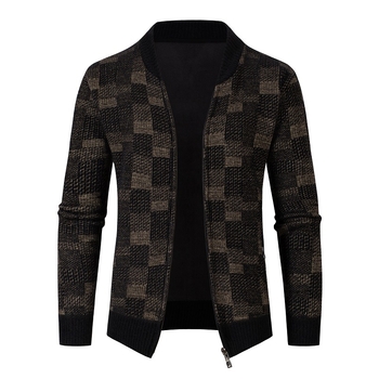 Jesen i zima 2024. Vanjska trgovina Novi prekogranični muški britanski džemper kaput Amazon Fashion Muška zadebljana pletena košulja