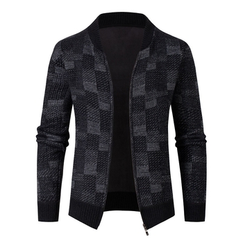 Jesen i zima 2024. Vanjska trgovina Novi prekogranični muški britanski džemper kaput Amazon Fashion Muška zadebljana pletena košulja