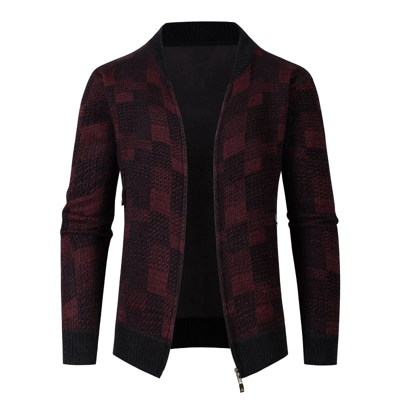 Jesen i zima 2024. Vanjska trgovina Novi prekogranični muški britanski džemper kaput Amazon Fashion Muška zadebljana pletena košulja