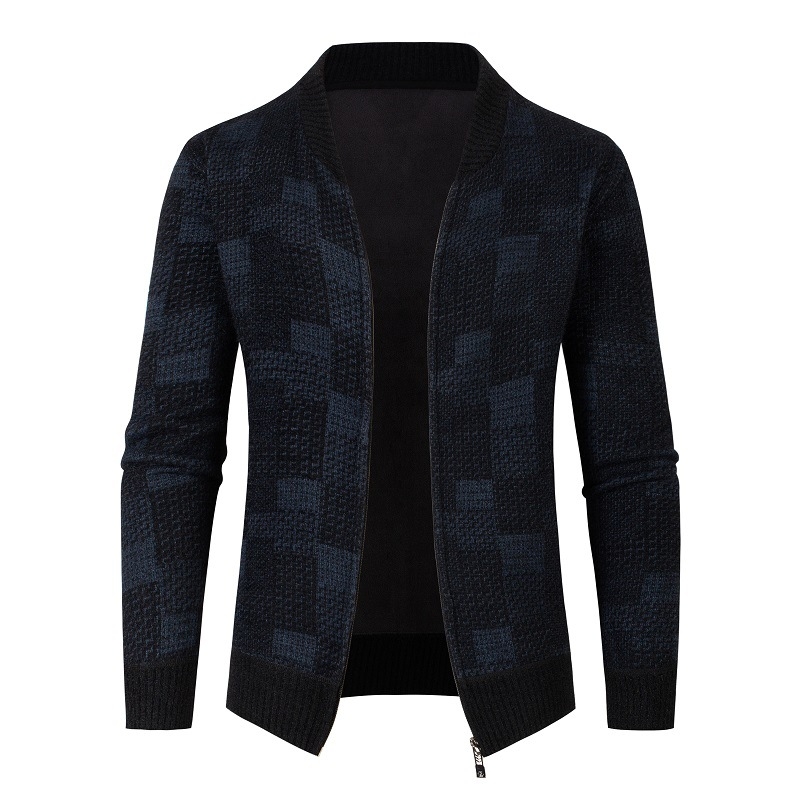 Jesen i zima 2024. Vanjska trgovina Novi prekogranični muški britanski džemper kaput Amazon Fashion Muška zadebljana pletena košulja