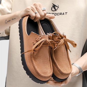 2025 Új Divatos Retro Fűzős Kenguru Cipő Alkalmi Kiadás Cipő Vastag Talpú, Minden Méretű Bocken Cipő Félig Húzható Férfi és Női Cipők