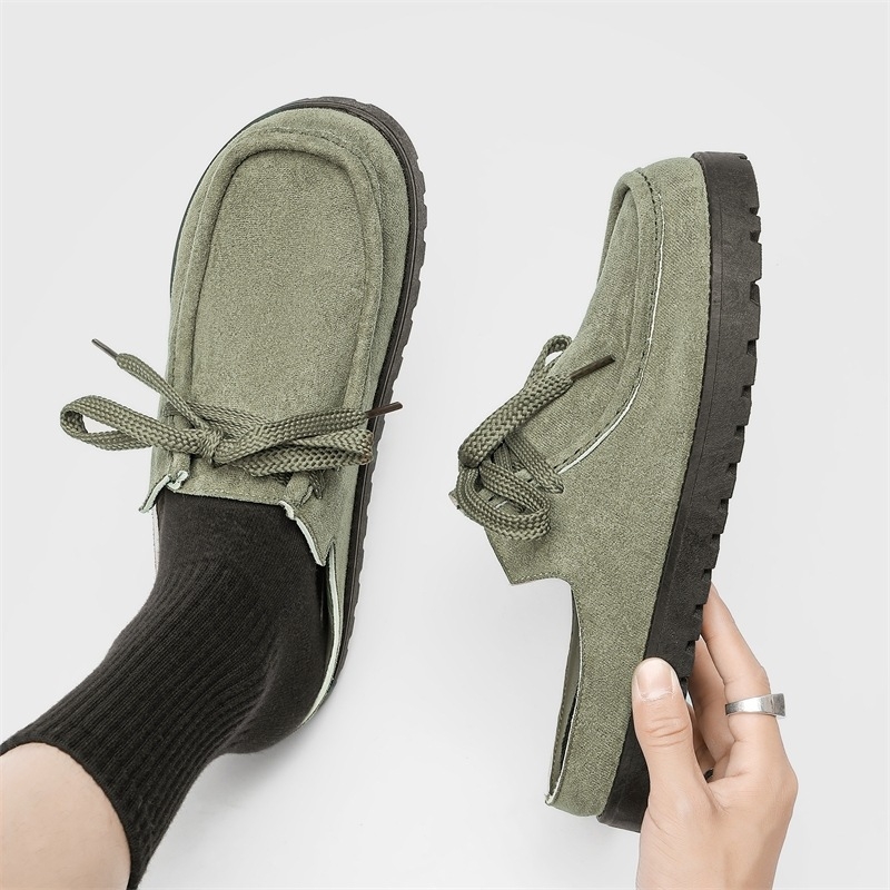 2025 Új Divatos Retro Fűzős Kenguru Cipő Alkalmi Kiadás Cipő Vastag Talpú, Minden Méretű Bocken Cipő Félig Húzható Férfi és Női Cipők