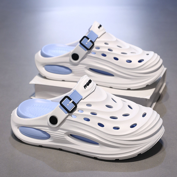 Άνοιξη και Καλοκαίρι 2025 Home Casual Lazy Breathable Clogs Άνετα Παπούτσια Παραλίας Εξωτερική Ρούχα Ανδρικά Σανδάλια με Δάχτυλα στα Μύτα