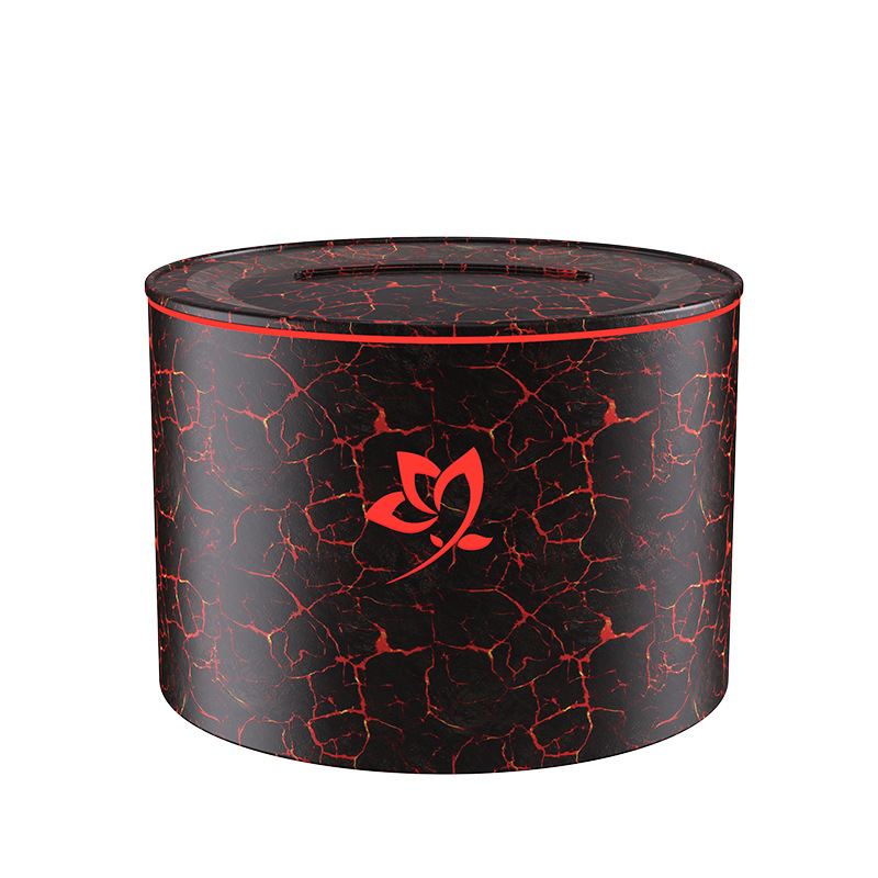 2025 Új Szimulációs Láng Aromaterápiás Gép Otthoni Asztali Rózsa Aromaterápiás Gép Hálószoba Iroda Nagy Körkörös Párásító