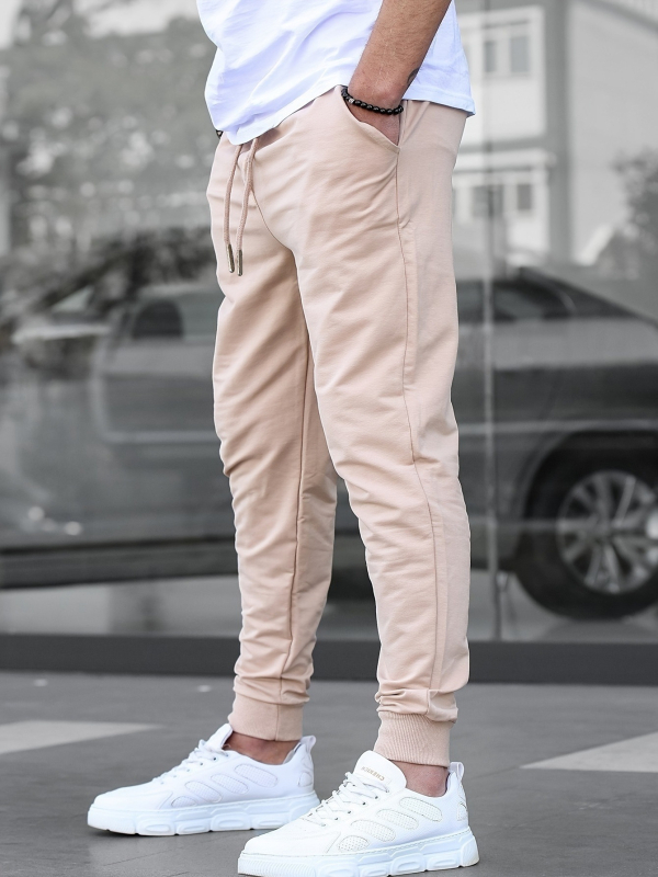 Európai méretű, határokon átnyúló, többzsebes, húzózsinóros férfi szabadidőnadrág - Könnyű és lélegző, hétköznapi futáshoz, kocogáshoz