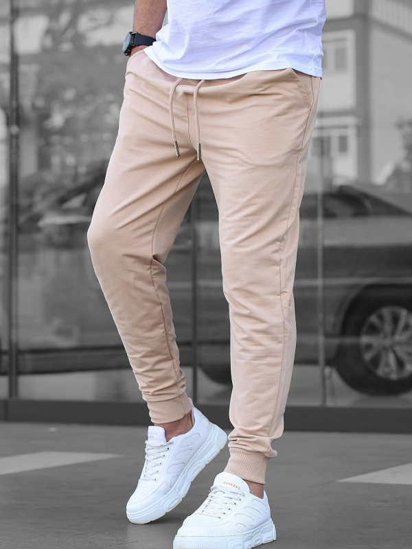 Európai méretű, határokon átnyúló, többzsebes, húzózsinóros férfi szabadidőnadrág - Könnyű és lélegző, hétköznapi futáshoz, kocogáshoz