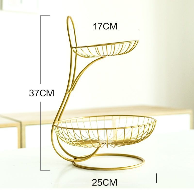 Vaisių padėklas svetainėje, kavos staliukas, interneto garsenybių namų apyvokos vaisių dubuo, naujo stiliaus vaisių padėklas, saldainių padėklas, madingas šiaurietiškas daugiasluoksnis arbatos korpusas