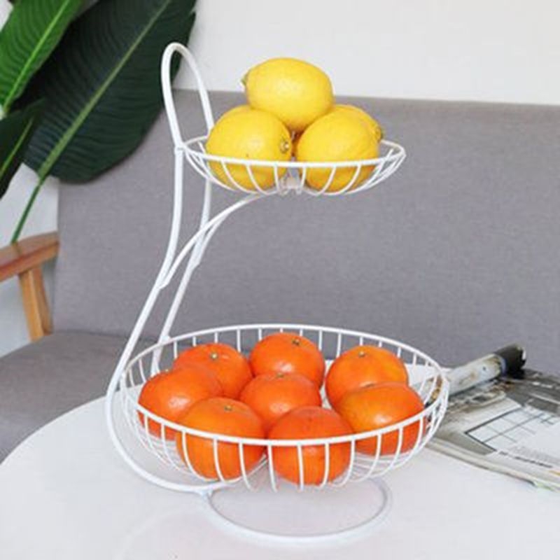 Vaisių padėklas svetainėje, kavos staliukas, interneto garsenybių namų apyvokos vaisių dubuo, naujo stiliaus vaisių padėklas, saldainių padėklas, madingas šiaurietiškas daugiasluoksnis arbatos korpusas