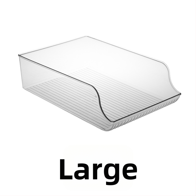 Nyári hűtőszekrény ital kétrétegű tárolódoboz műanyag átlátszó összecsukható sörös kólásdoboz fiókos típusú tároló