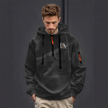 2025 Hanorac nou din fleece, export transfrontalier, imprimat 3D, Amazon Overseas, hanorac cu glugă, en-gros