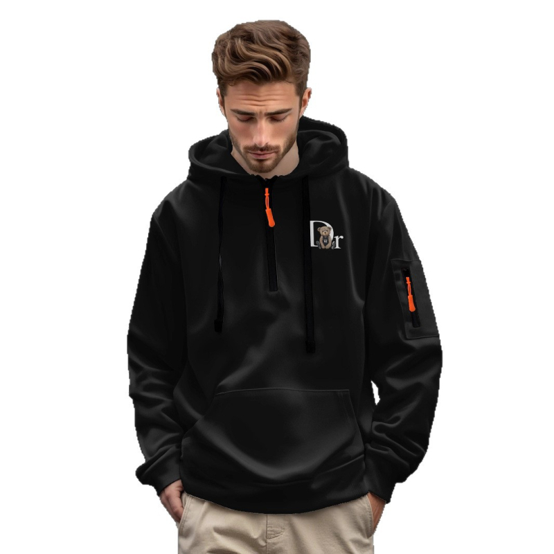 2025 Hanorac nou din fleece, export transfrontalier, imprimat 3D, Amazon Overseas, hanorac cu glugă, en-gros