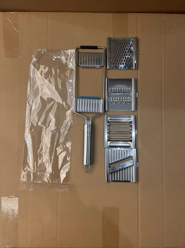 Daugiafunkcis daržovių pjaustytuvas, bulvių griežinėliai, rankinis nerūdijančio plieno tarka, vertikalus daržovių pjaustytuvas, skirtas tarpvalstybiniams karštiems produktams