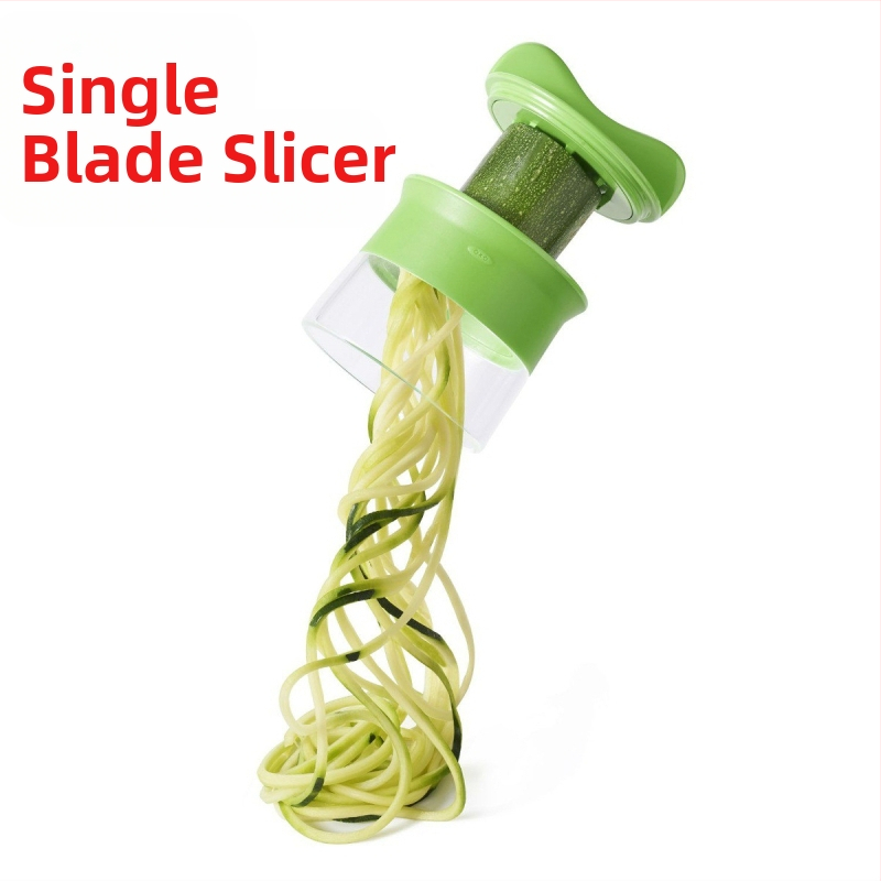 Kūrybinis šalto indo įrankis Daugiafunkcis daržovių spiralinis pjaustytuvas Cukinijų agurkų makaronų pjaustytuvas Smulkintuvas