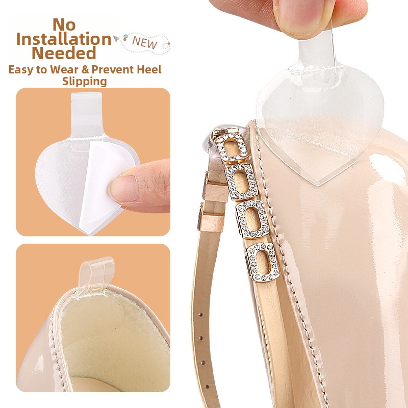 Дамски плоски връзки за обувки с диамантена катарама, високи токчета, противоизпадащи, големи, малки, без монтаж, фиксирани връзки за обувки