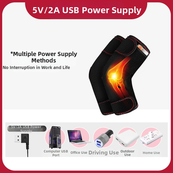 Електрическа моксибустия, топъл масаж, отопляеми налакътници за мъже и жени, отопляем протектор за врата, ръкави, тенис, спорт, физиотерапия, зареждане