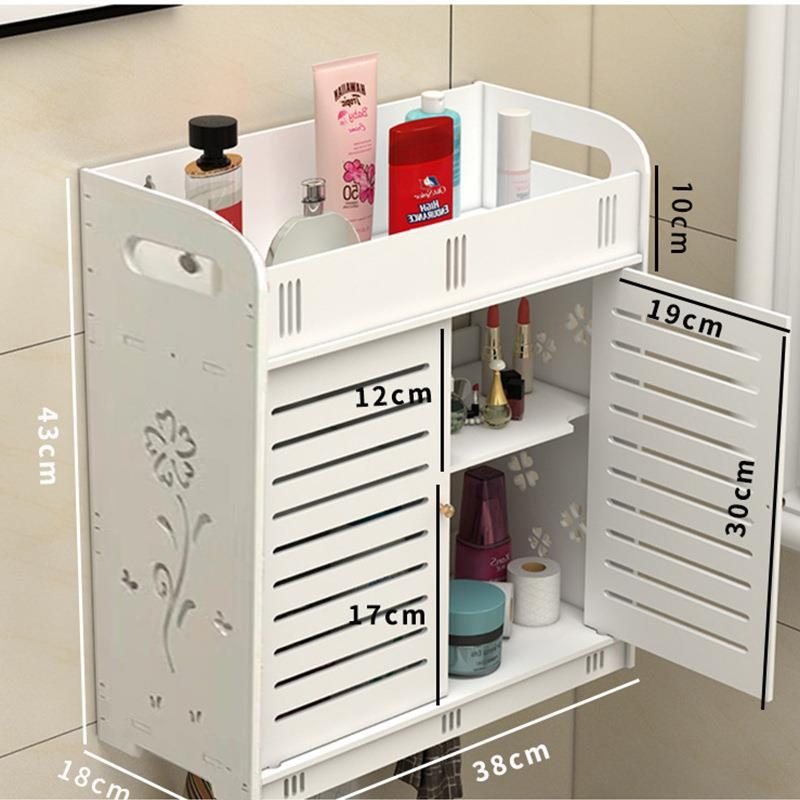Fürdőszobába falra szerelhető, ütésmentes bőrápolási tárolóállvány, fürdőszobai fiókos, többrétegű tároló, nagy kapacitású tárolóállvány