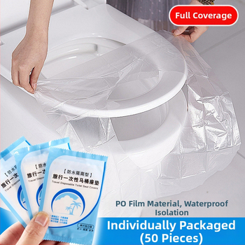 Vienkartinis tualeto pagalvėlės kelioninis artefaktas, dvigubo sluoksnio sutankintas, vandeniui atsparus tualeto užvalkalas nėščioms moterims, apsaugantis nuo nešvarumų, tualetinio popieriaus pagalvėlė, tualeto užvalkalas