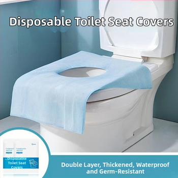 Vienkartinis tualeto pagalvėlės kelioninis artefaktas, dvigubo sluoksnio sutankintas, vandeniui atsparus tualeto užvalkalas nėščioms moterims, apsaugantis nuo nešvarumų, tualetinio popieriaus pagalvėlė, tualeto užvalkalas