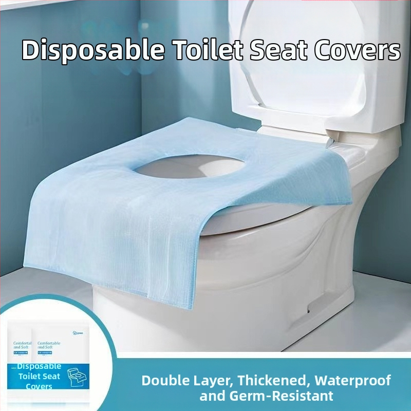 Тоалетна възглавница за еднократна употреба, пътна артефактна двуслойна удебелена водоустойчива тоалетна възглавница за бременни жени, против мръсотия, тоалетна хартия