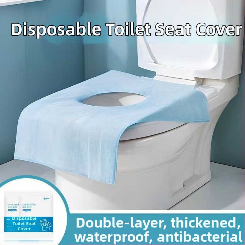 Vienkartinis tualeto pagalvėlės kelioninis artefaktas, dvigubo sluoksnio sutankintas, vandeniui atsparus tualeto užvalkalas nėščioms moterims, apsaugantis nuo nešvarumų, tualetinio popieriaus pagalvėlė, tualeto užvalkalas