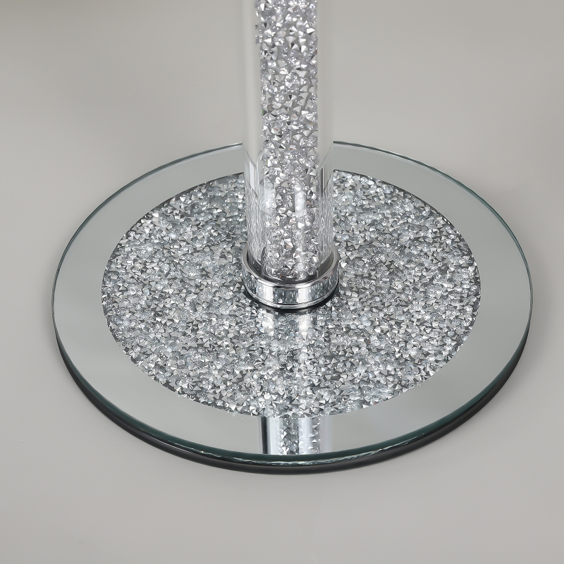 Tiesioginio gamyklinio tiekimo kūrybinis popierinių rankšluosčių laikiklis, krištolo permatomo stiklo laikymo stovas, vertikalus popierinių ritinėlių laikiklis, restoranas