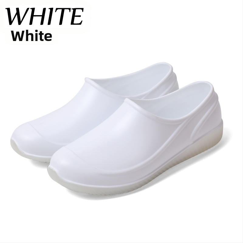 Narancssárga, alacsony szárú esőcipő, férfi és női, csúszásmentes, lapos, élelmiszeripari, fehér, csúszásmentes gumicipő, sekély szájú, kopásálló gumicipő, férfi nagykereskedelem