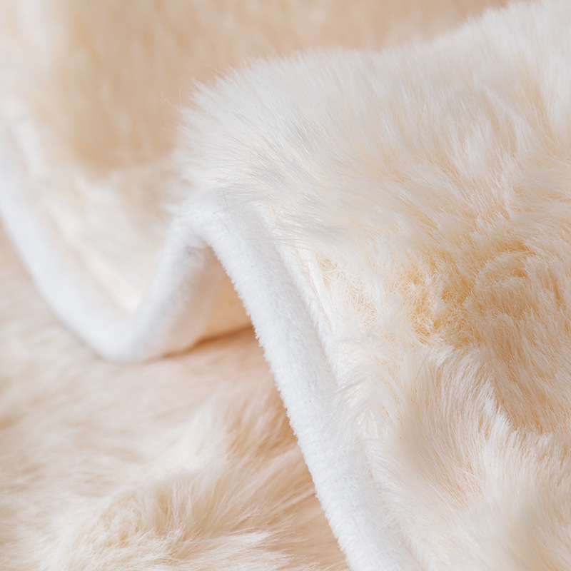 Nyúl Plüss Internet Hírességek Kanapépárna Téli Vastagított Csúszásmentes Párna Bőr Kanapéhuzat 2024 Új Plüss Huzatkendő