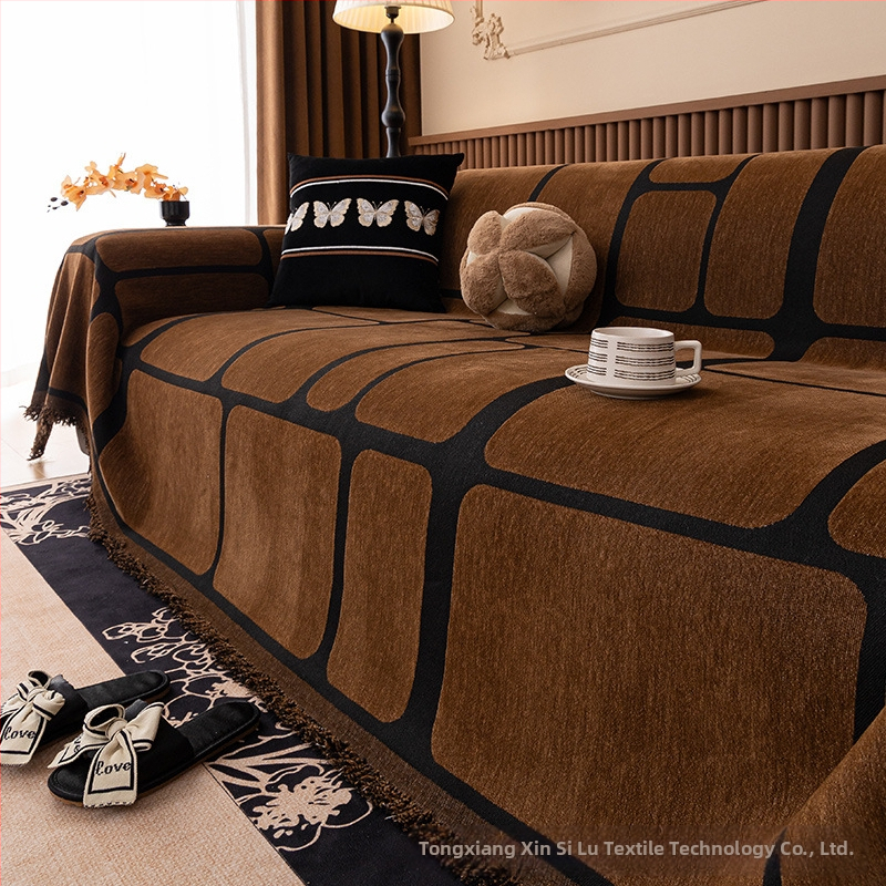 Könnyű luxus kanapéhuzat 2025 új stílusú kanapétörölköző, négy évszakos univerzális macskavédő karcolásgátló, fejlett érzékű kanapéhuzat, szövet kanapétakaró