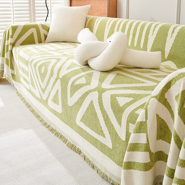 Zsenília fekete-fehér kanapépárna, kanapéhuzat, négy évszak, univerzális, egyszerű, univerzális, teljes fedésű párna, háttámla, törölközőhuzat, kendő