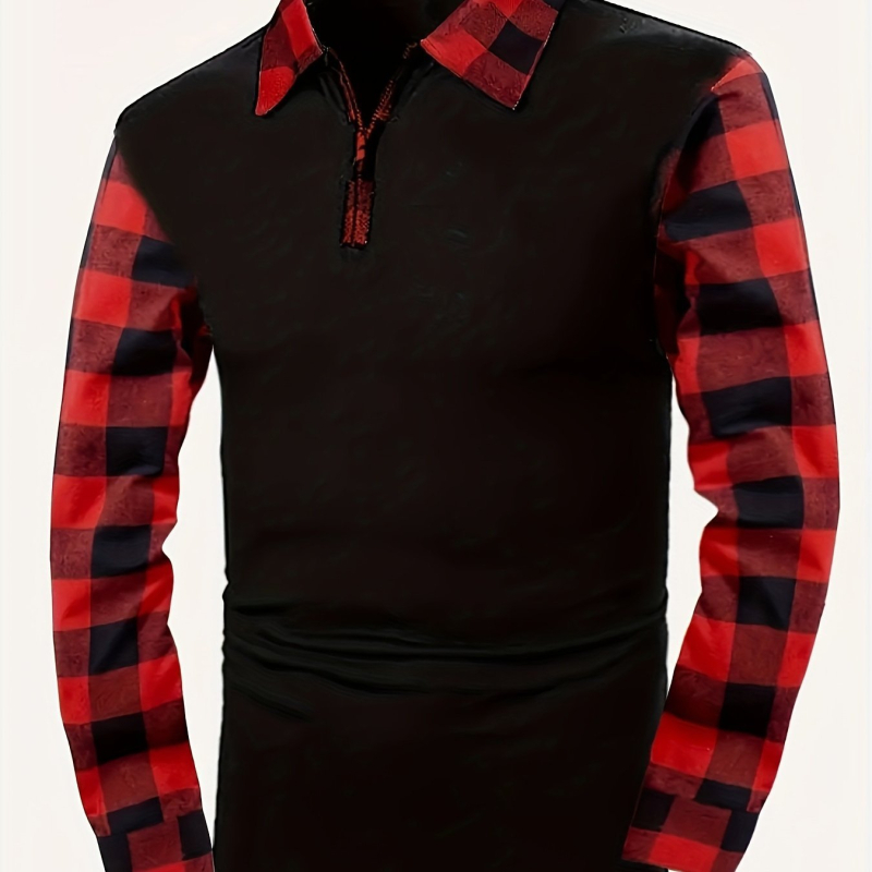 2025-ös, határokon átnyúló, új európai és amerikai, negyeddimenziós cipzáras retró kockás ing, laza, lezser stílusban,