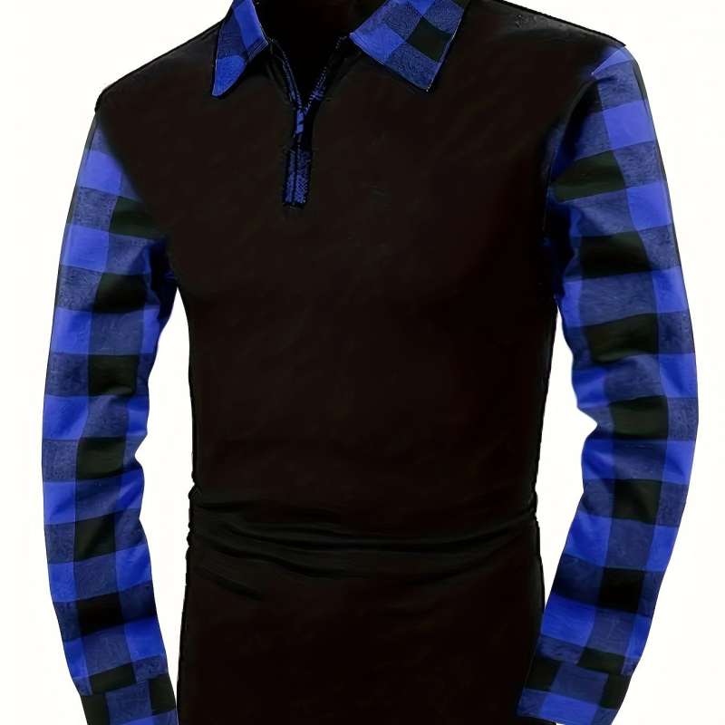 2025-ös, határokon átnyúló, új európai és amerikai, negyeddimenziós cipzáras retró kockás ing, laza, lezser stílusban,